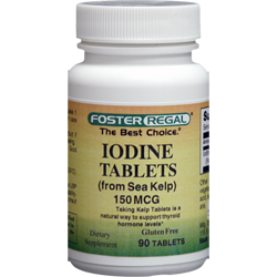 Iodine 150 mcg (from Sea Kelp)